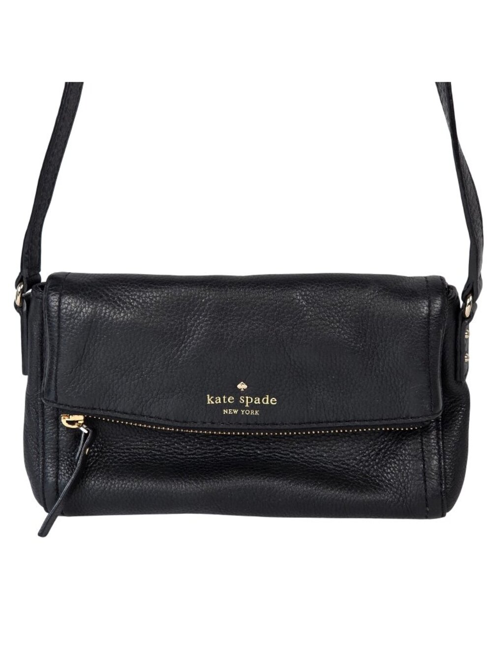 Kate Spade New York Cobble Hill Crossbody Bag With Gold Zipper Accent And Adjust